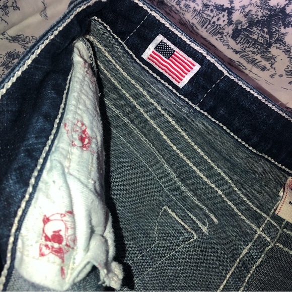 True Religion Becky Womens Black Swarovski Crystal Jeans Size 30 Beautiful. - Picture 7 of 12